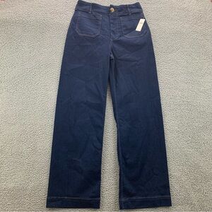 Maeve Navy Wide Leg Jeans